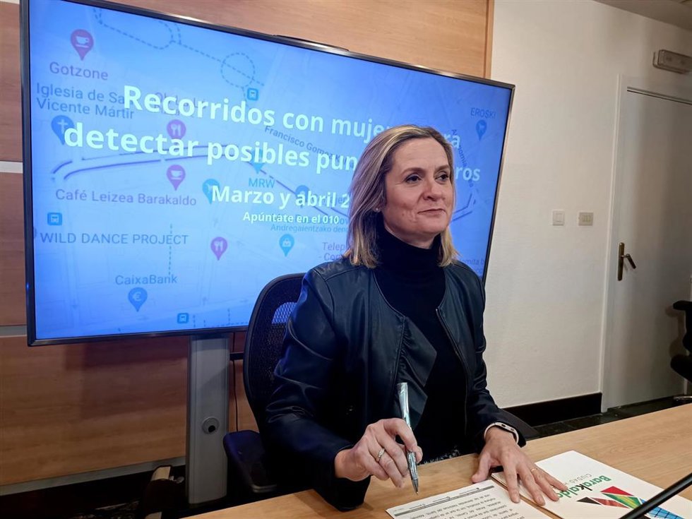 La alcaldesa de Barakaldo, Amaia del Campo
