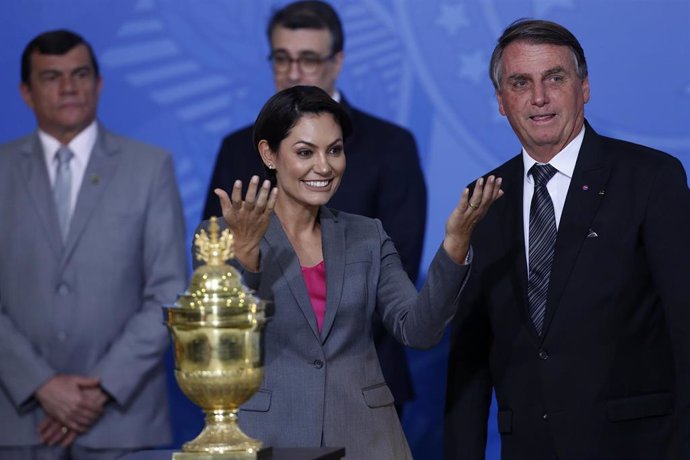 Michelle y Jair Bolsonaro.