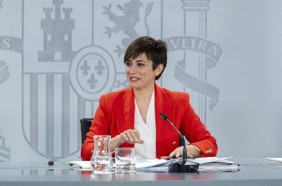La ministra Portavoz, Isabel Rodríguez, en una imagen de archivo del Consejo de Ministros.