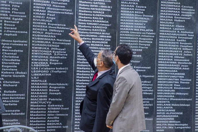 Archivo - Memorial en Kigali en recuerdo de las víctimas del genocidio de Ruanda