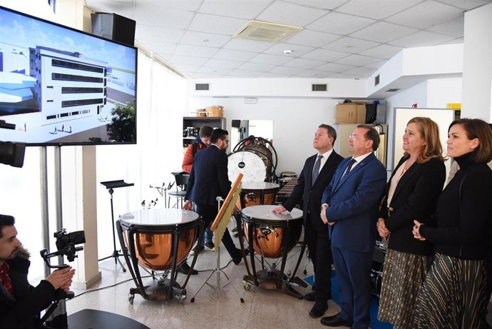 Presentación del nuevo proyecto de mejora energética y funcional del Conservatorio 'Pablo Sorozábal' de Puertollano.