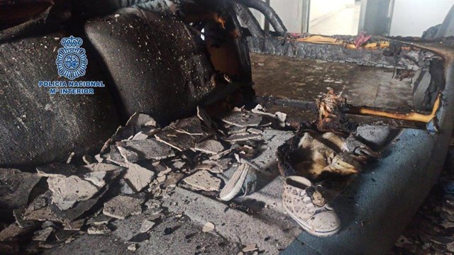 Estado en el que quedó la vivienda de Dos Hermanas.