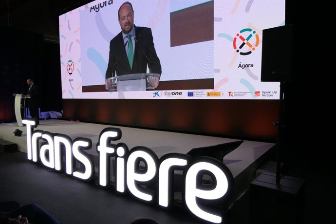 El secretario general de Universidades de la Consejería de Universidad, Investigación e Innovación, Ramón Herrera,  en Transfiere