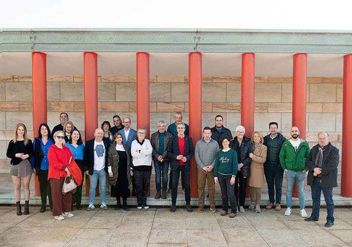 El vicepresidente regional, Pablo Zuloaga, en la presentación de La Cultura Contrataca Territorio