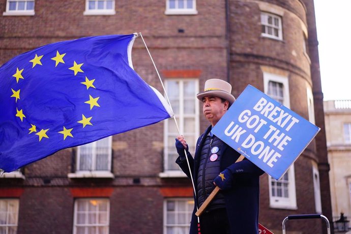 Archivo - Protesta contra el Brexit en Londres