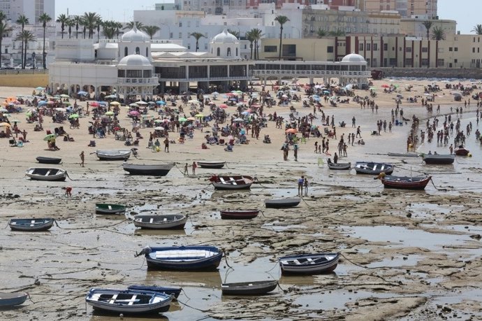 Playa de La Caleta en Cádiz