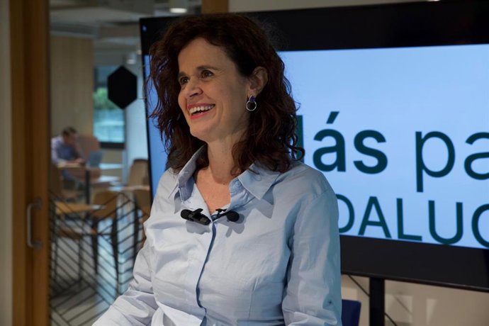 La presidenta de Más País Andalucía y portavoz adjunta de Por Andalucía, Esperanza Gómez.