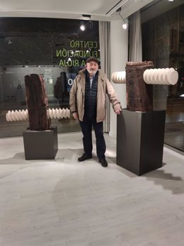 Jesús Abad 'Monta' presenta la exposición 'Escuchando a la tierra' en el Centro Fundación Caja Rioja Arnedo