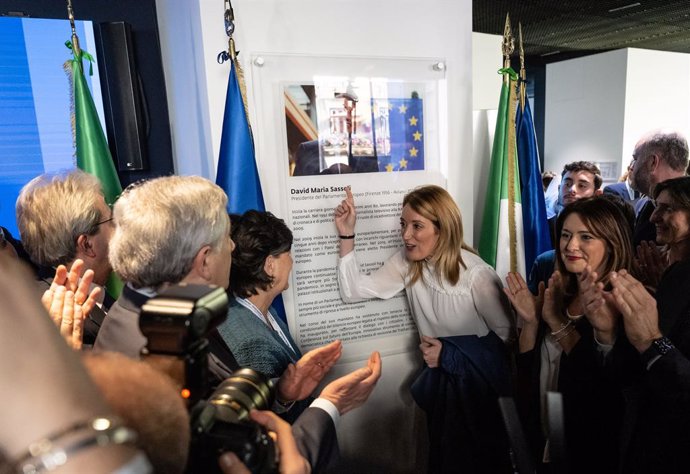 Noticias - Inauguración del espacio interactivo European Experience dedicado a David Sassoli, Roma, Italia