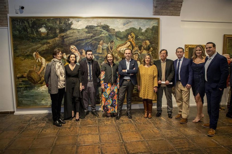 Apertura de la muestra del pintor Tomás Muñoz Lucena