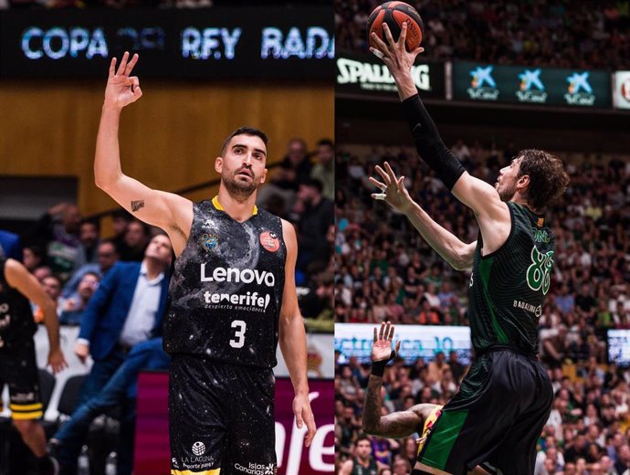 Lenovo Tenerife y Club Joventut Badalona disputarán la segunda semifinal de la Copa del Rey de Badalona 2023