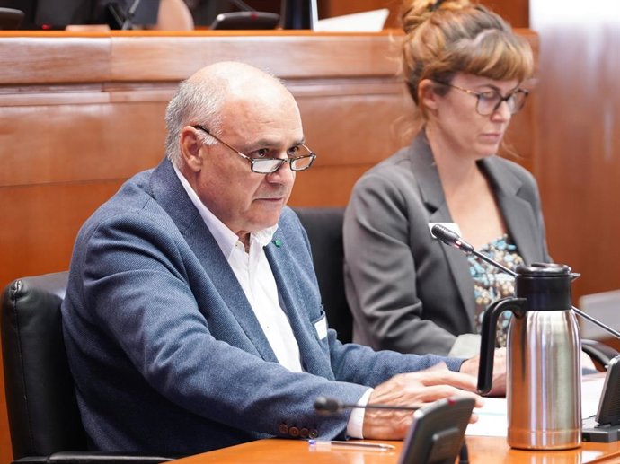 Archivo - El presidente de la Asociación Asperger y TGDs de Aragón, Rafael Calvo, durante una comparecencia en las Cortes de Aragón. Foto de Archivo.