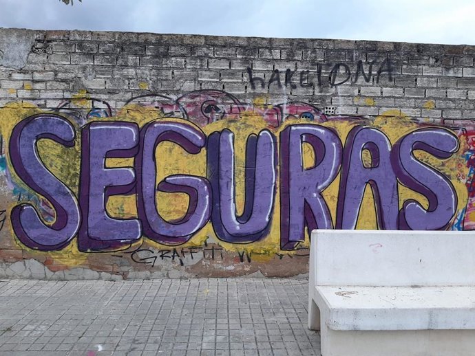 Imagen de un programa para la formación en valores con grafitis y arte urbano