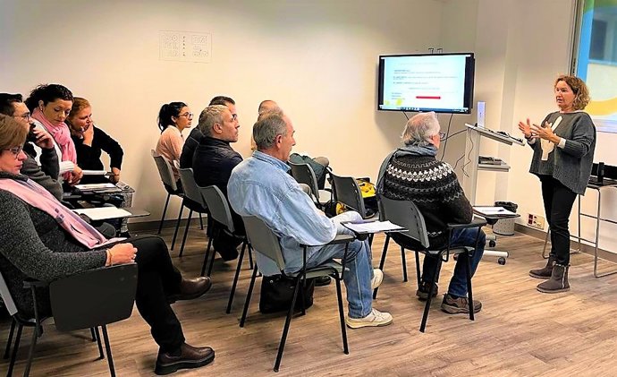 Participantes del taller 'Iniciación a la propiedad intelectual: diseños, patentes y marcas'.