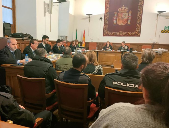 Juicio con jurado popular por el crimen de Arenas del Rey en la Sección Segunda de la Audiencia Provincial, en imagen de archivo