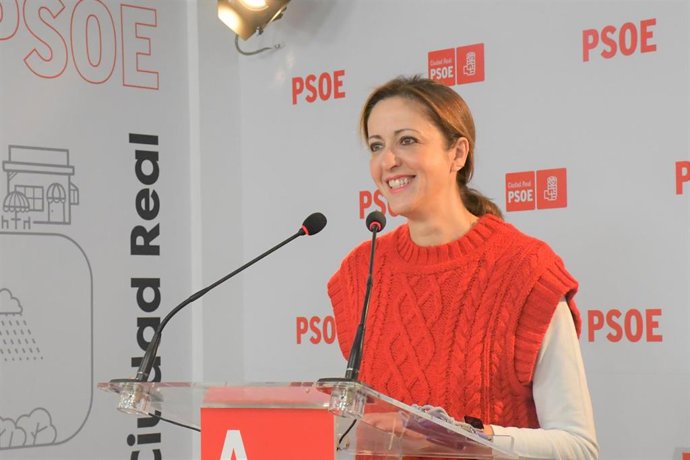 Archivo - La portavoz socialista de Castilla-La Mancha y eurodiputada, Cristina Maestre