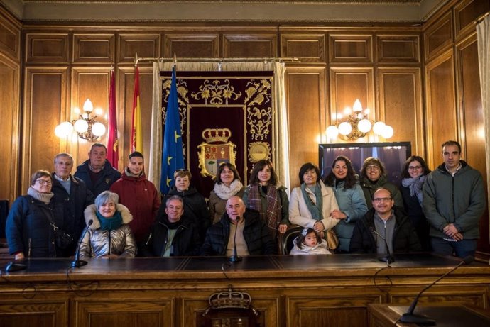Participantes de las visitas comentadas al Palacio Provincial de la Diputación de Cuenca.