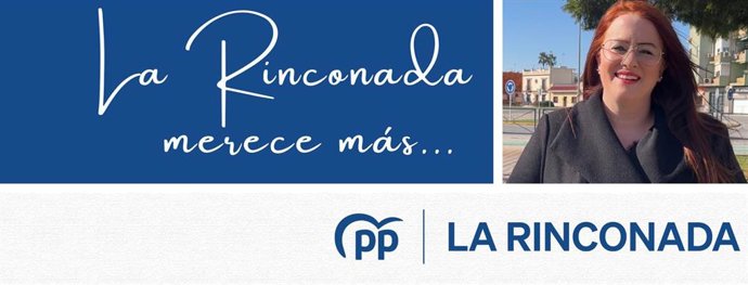 Cartel de la nueva candidata del PP