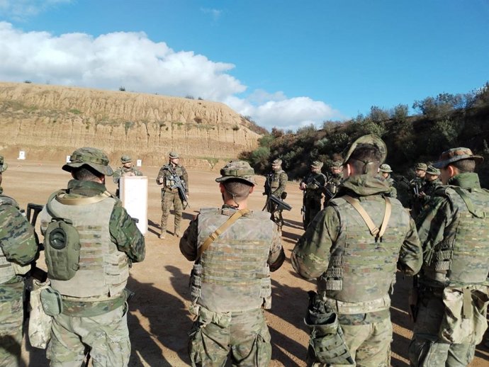 Efectivos de la Comandancia General de Ceuta en las maniobras