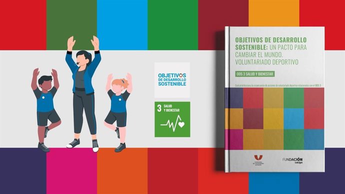 Portada de la guía de la Plataforma del Voluntariado y Fundación La Liga.