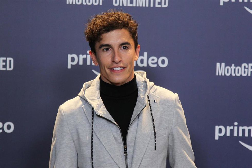 Archivo - El piloto de MotoGP Marc Márquez (Repsol Honda), durante un 'photocall' organizado por Amazon Prime Video. 