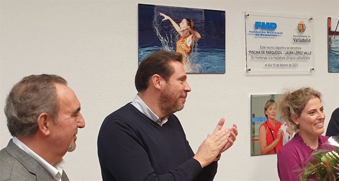 El alcalde de Valladolid, Óscar Puente, en un acto este domingo en Parquesol.