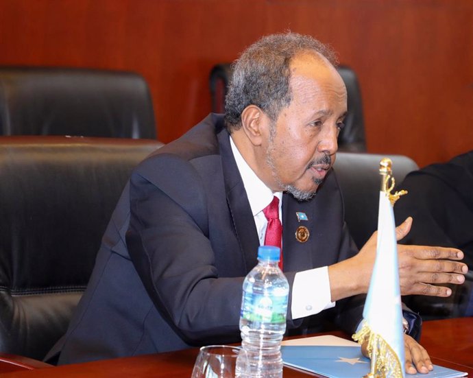 El presidente de Somalia, Hasán Sheij Mohamud