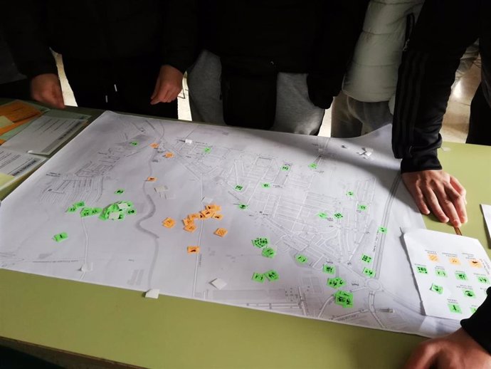 Mapa de propuestas de uno de los cursos del IES José Saramago sobre Marinaleda (Sevilla).