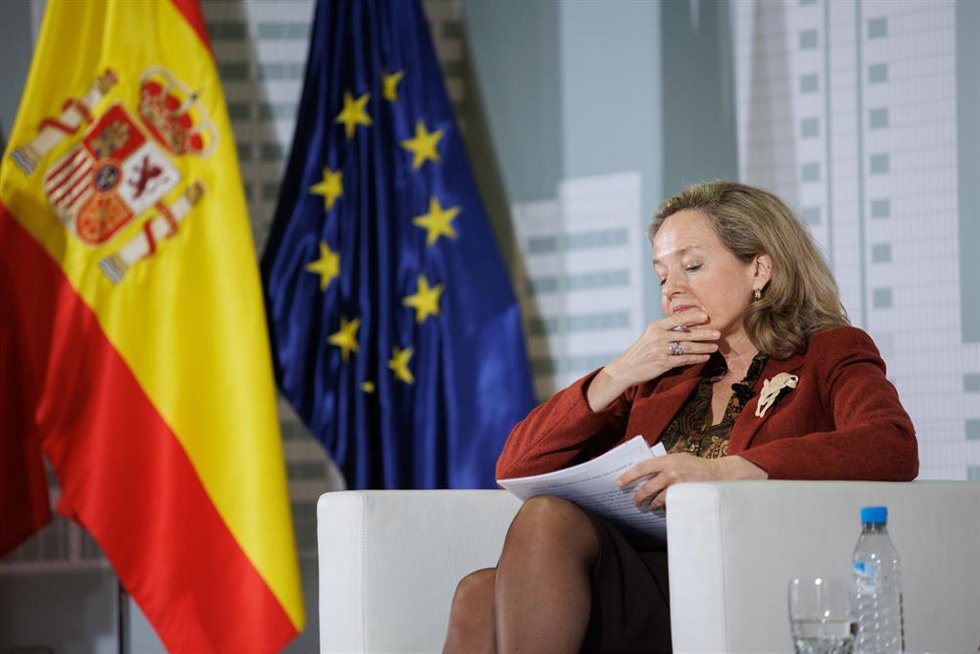 La vicepresidenta primera y ministra de Asuntos Económicos y Transformación Digital, Nadia Calviño