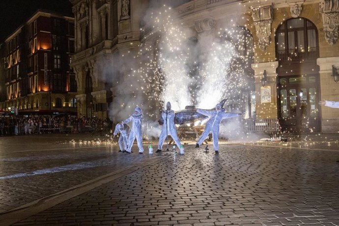 Quema de la sardina en el Arriaga