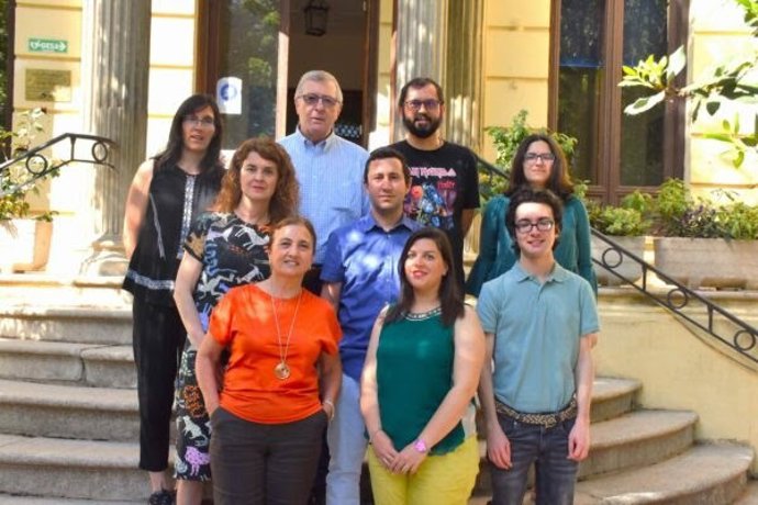 Equipo de la Estación Experimental del Zaidín que ha confirmado que el cobre mejora la capacidad de bacterias asociadas a la soja contra gas de efecto invernadero