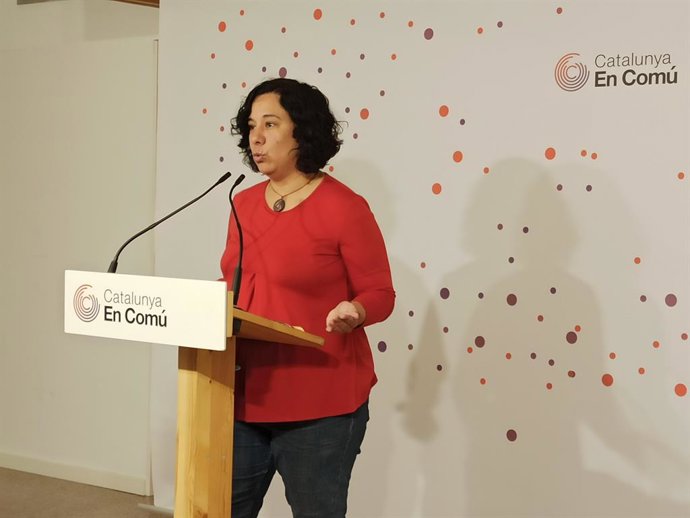 Archivo - La diputada dels comuns al Parlament Susanna Segovia 