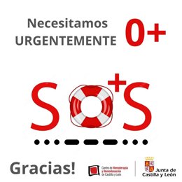 Uno de los mensajes de @donasangreCYL para solicitar donaciones
