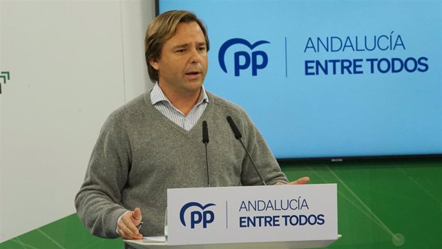 El secretario general del PP-A, Antonio Repullo, este lunes