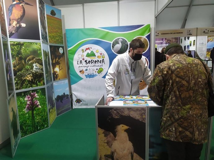 Expositor del centro de desarrollo rural de La Serena en una edición anterior de FIO.