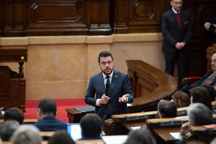 El president de la Generalitat, Pere Aragons