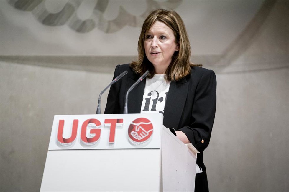 Archivo - La secretaria de salud laboral de UGT, Ana García de la Torre, en una imagen de archivo.