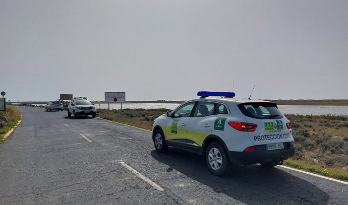 Imagen de la zona este pasado sábado con los equipos realizando labores de reconocimiento.