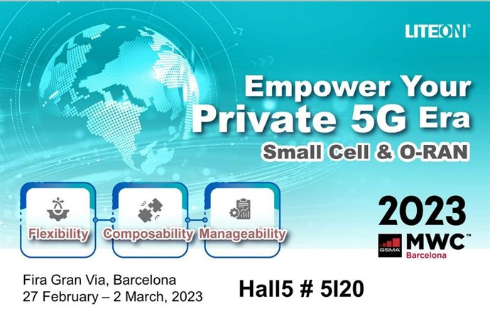 LITEON Launches Innovative Private Network Solutions for 5G and Beyond at MWC 2023