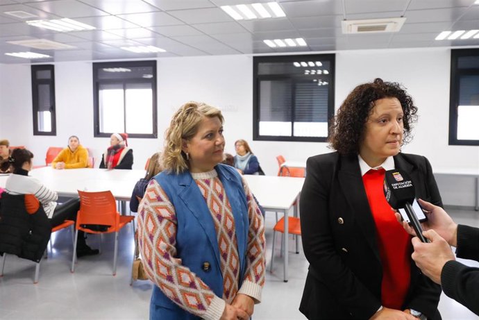 Nuria Rodríguez en un curso en Gádor (Almería)
