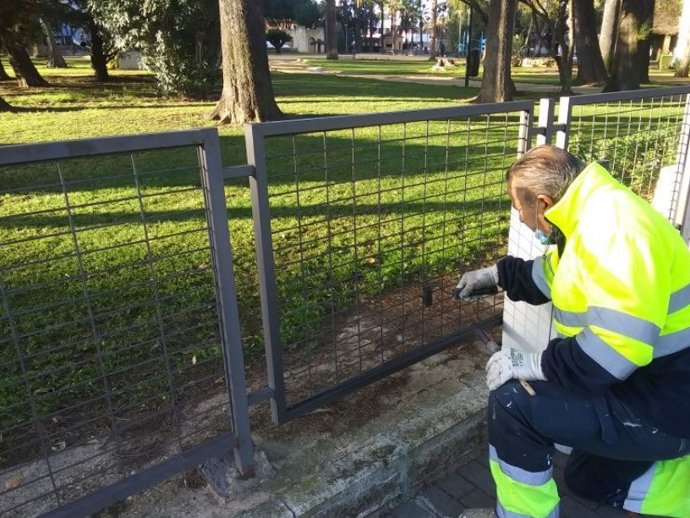 Actuación de mantenimiento en Huelva capital.