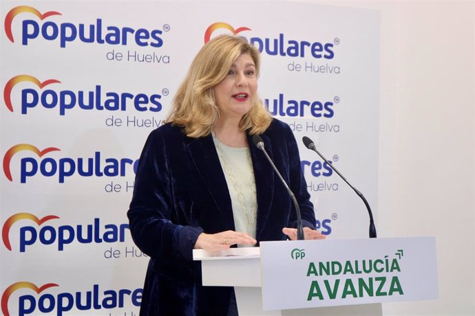 La secretaria general del PP de Huelva y parlamentaria andaluza, Berta Centeno.
