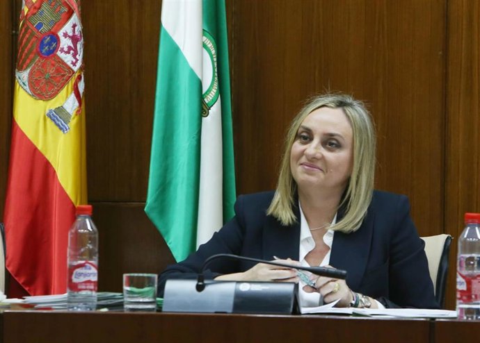Marifrán Carazo, en el Parlamento de Andalucía, en imagen de archivo