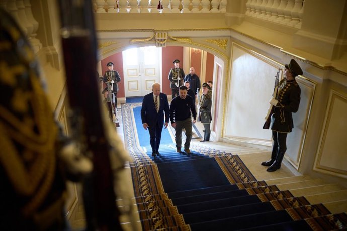 El president d'Ucrana, Volodímir Zelenski, i el president dels Estats Units, Joe Biden