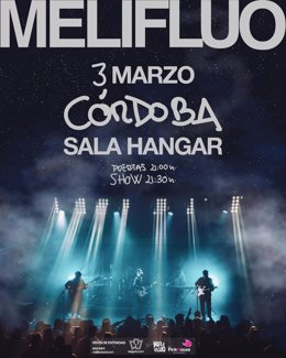 Cartel del concierto de Melifluo.