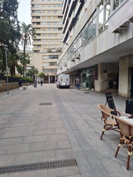 Calle Padre Marchena en Huelva.