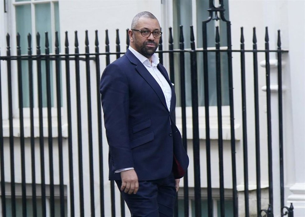 El ministro de Exteriores de Reino Unido, James Cleverly