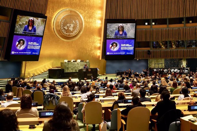 La representante permanente de EEUU en Naciones Unidas, Linda Thomas-Greenfield