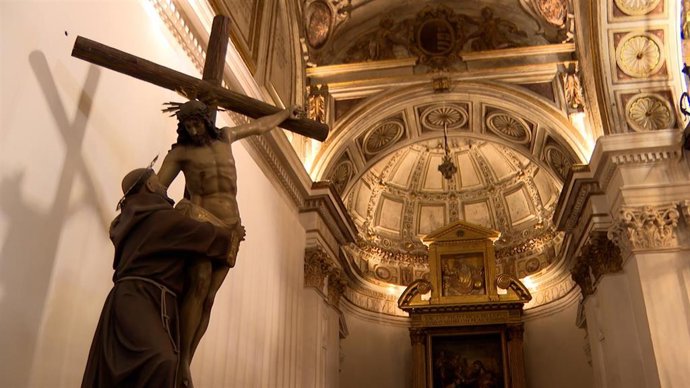 Interior del toledano convento de Santa Isabel.