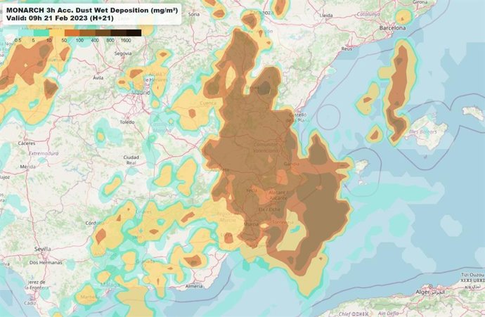 Precipitaciones acompañadas de barro